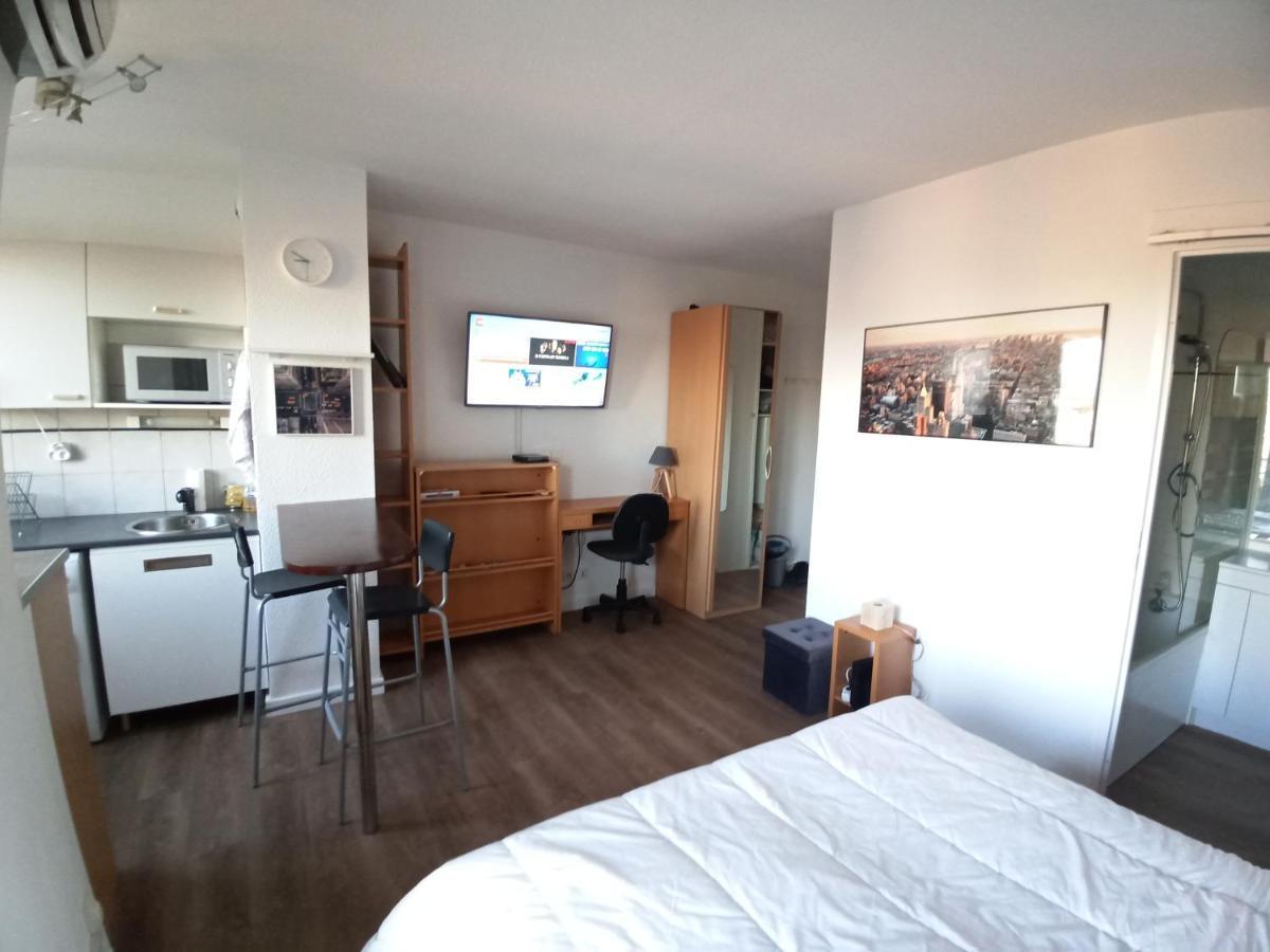 Studio Santa Monica - Climatise - Piscine - Parking Toulouse Luaran gambar